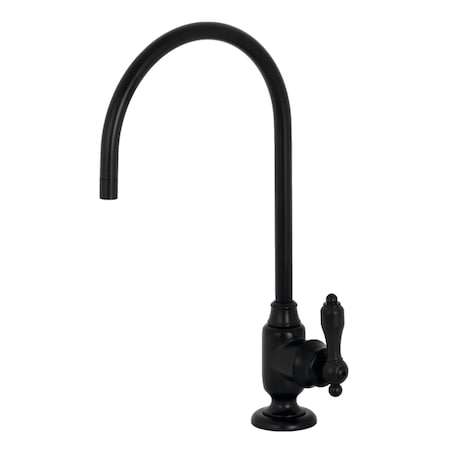 Kingston Brass KS5190TAL Tudor Single-Handle Water Filtration Faucet, Matte Black KS5190TAL